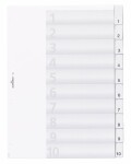 Durable Ordnerregister für A4 0-10 tr 10tlg...