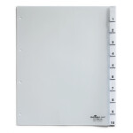 Durable Ordnerregister f A4 0-10 tr umschweißt...