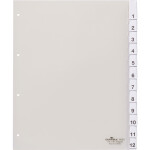 Durable Ordnerregister 1-12/Jan-Dez tr überbreit u...