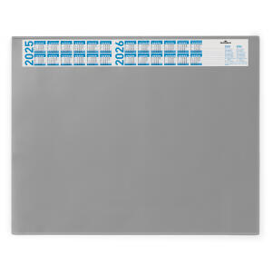 Durable Schreibunterlage 520x650mm gr Vollsichtplatte Jahreskalender