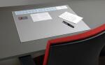 Durable Schreibunterlage 520x650mm gr Vollsichtplatte Jahreskalender