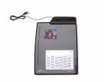 Durable Schreibunterlage USB Hub sw 330x405mm m transp...
