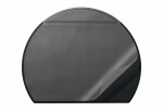 Durable Schreibunterlage sw halbrund mit Abdeckung