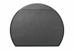 Durable Schreibunterlage sw halbrund mit Abdeckung