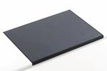 Durable Schreibunterlage 650x520mm sw Vollsichtplatte Kantenschutz