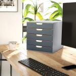 Durable Schubladenbox 292x280x356mm 5 farbige Schubladen