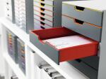 Durable Schubladenbox 292x280x356mm 5 farbige Schubladen