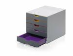 Durable Schubladenbox 292x280x356mm 5 farbige Schubladen
