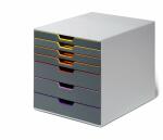 Durable Schubladenbox 320x320x385 gr 7 farbige Schubladen