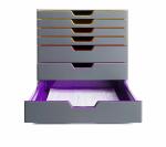 Durable Schubladenbox 320x320x385 gr 7 farbige Schubladen