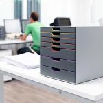 Durable Schubladenbox 320x320x385 gr 7 farbige Schubladen