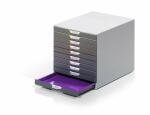 Durable Schubladenbox 292x280x356mm 10 farbige Schubladen