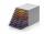 Durable Schubladenbox 292x280x356mm 10 farbige Schubladen