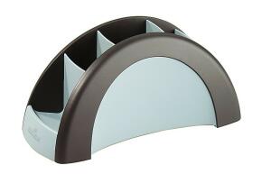 Durable Stiftebutler PEN HOLDER sw mit 5 Kammern und Standpads