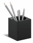 Durable Stifteköcher sw 75x90x75mm CUBO Pen Holder