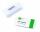 Durable Namensschild 40x75mm tr 100St mit Plattennadel