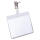Durable Namensschild 60x90mm tr 25St mit Clip Querformat