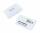 Durable Namensschild 54x90mm tr 50St mit Wellennadel