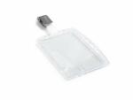 Durable Namensschild 54x85mm 25St tr Hartbox mit Clip