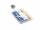 Durable Namensschild 54x85mm 25St tr Hartbox mit Clip