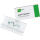 Durable Namensschild 30x60mm tr 100St mit Wellennadel