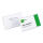 Durable Namensschild 40x75mm tr 100St mit Wellennadel