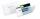 Durable Namensschild 40x75mm tr 100St mit Wellennadel