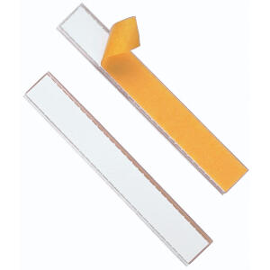 Durable Beschriftungsschild tr 10St Schildfix 15x200mm selbstkld