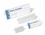Durable Tischnamensschild 61x210mm tr 10St Acryl L-Form