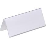 Durable Tischnamensschild tr 25St 61x150mm Dachform