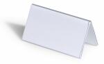 Durable Tischnamensschild tr 25St 52x100mm Dachform