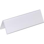 Durable Tischnamensschild tr 25St 61x210mm Dachform