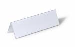 Durable Tischnamensschild tr 25St 61x210mm Dachform