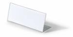 Durable Tischnamensschild tr 10St 61x150mm Acryl in L-Form