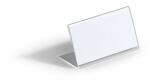 Durable Tischnamensschild tr 10St 52x100mm Acryl in L-Form