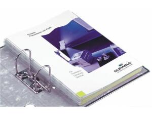 Durable Abheftstreifen für A4 tr 50St Universallochung selbstkl