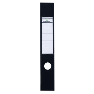Durable Ordnerrückenschild sw 10St 60mm m auswechselbarer Einlage