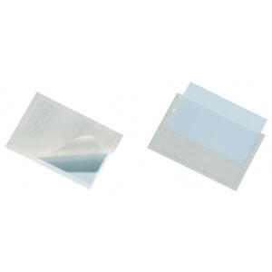 Durable Selbstklebetasche Pocketfix tr 62x93mm  Einschub oben