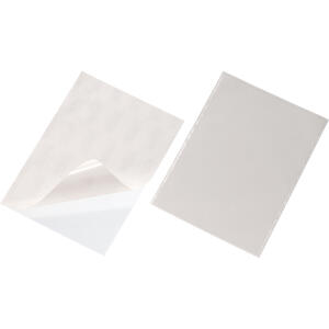 Durable Selbstklebetasche A4 tr 25St Pocketfix DIN A4 Einschub oben