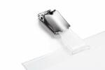 Durable Namensschild 90x60mm tr 25St Hochformat vorne offen