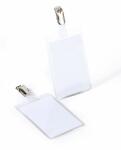 Durable Namensschild 90x60mm tr 25St Hochformat vorne offen