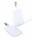 Durable Namensschild 90x60mm tr 25St Hochformat vorne offen