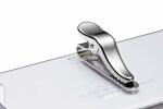 Durable Namensschild 54x90mm tr 25St mit Krokoklemme