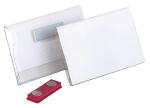 Durable Namensschild 54x90mm tr 25St mit Doppelmagnet