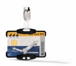 Durable Namensschild 54x85mm sw 25St m.Clip f. Magnetkarten