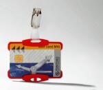 Durable Namensschild 54x85mm rt 25St mit Clip f...