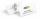 Durable Namensschild 40x75mm 25St tr Acryl mit Kombiklemme