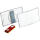 Durable Namensschild 40x75mm 25St tr Acryl mit Magnet