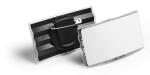 Durable Namensschild 40x75mm d gr 25St konvex mit drehbarem Clip