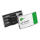 Durable Namensschild 40x75mm d gr 25St konvex mit drehbarem Clip